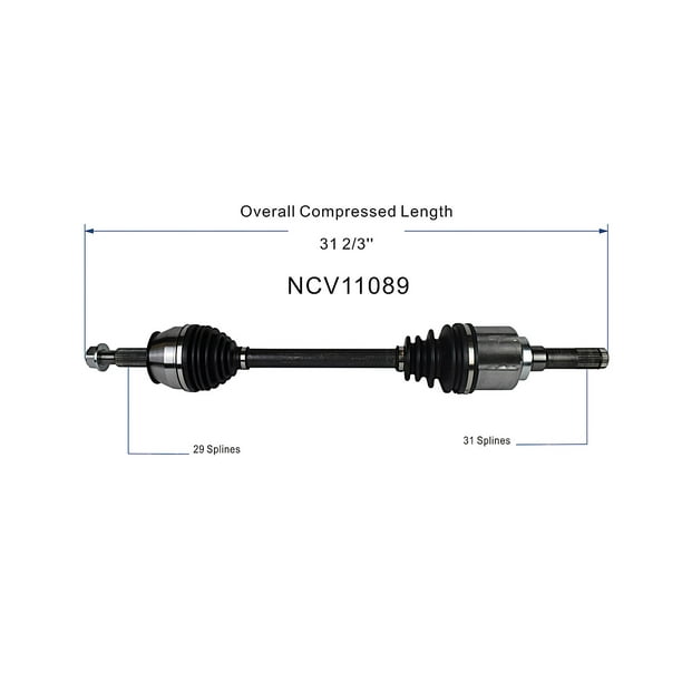 SurTrack Pair Set of 2 Rear CV Axle Shafts For Aviator Explorer Mountaineer SurTrack Pair Set of 2 Rear CV Axle Shafts For Aviator Explorer Mountaineer